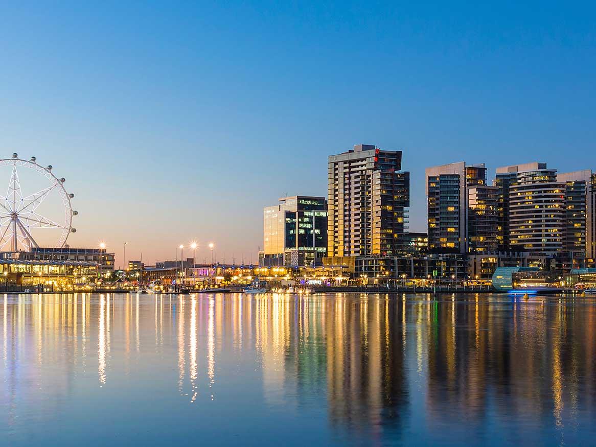 The Melbourne skyline