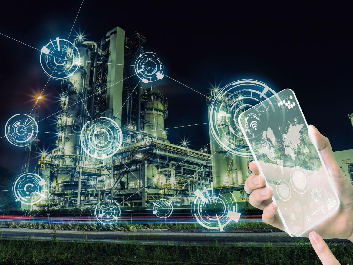 Digital mining graphic