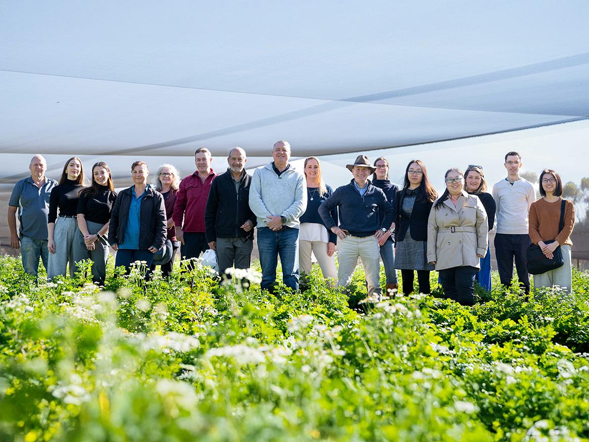 Prof. Sweeney and his team